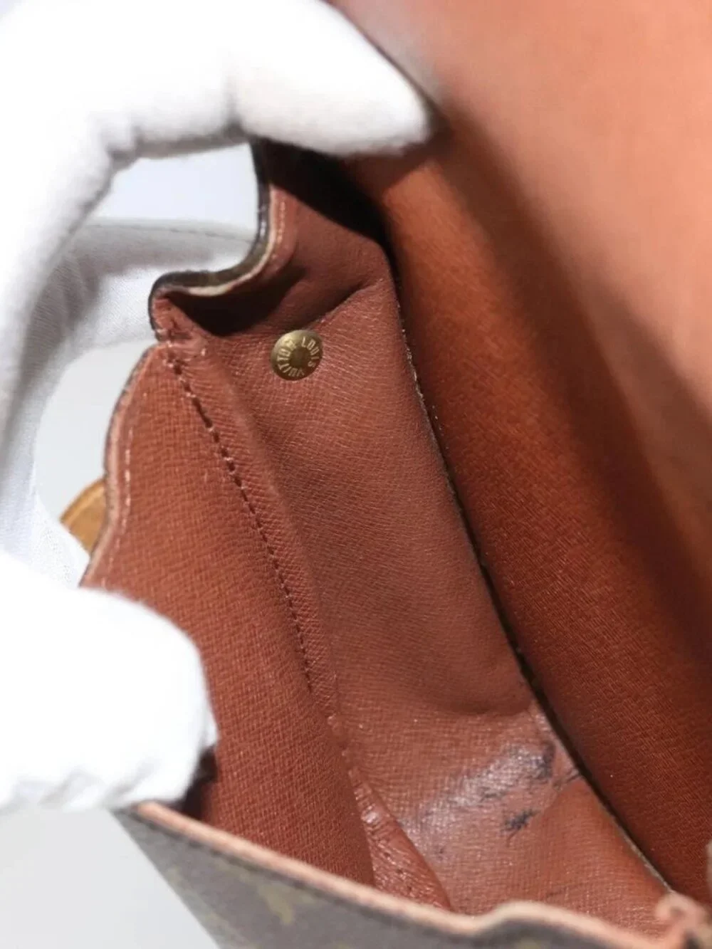 LOUIS VUITTON Monogram Cartouchiere PM Shoulder Bag